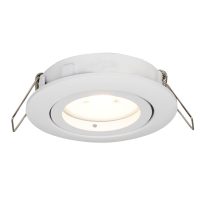TILT ROUND DOWNLIGHT - SAND WHITE - DL133/25