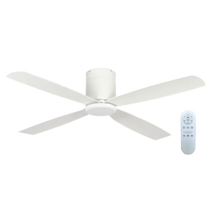 FAN 4 BLADE, NO LIGHT, 6 SPEED+REMOTE, WHITE – AIDA – LTG105