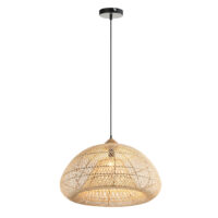 NATURAL RATTAN PENDANT 600MM - LLG147/38