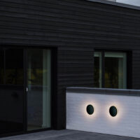 WALL FITTING LED 8W IP65 165X58 3000K BLACK - LGW1651/04/3000K - Image 2
