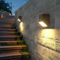 SOLAR DICE LED WALL LIGHT - 2.5W, 300LM, IP65, BLACK - SLT210/04 - Image 8