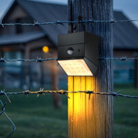 SOLAR DICE LED WALL LIGHT - 2.5W, 300LM, IP65, BLACK - SLT210/04 - Image 9