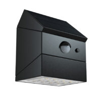 SOLAR DICE LED WALL LIGHT - 2.5W, 300LM, IP65, BLACK - SLT210/04 - Image 4