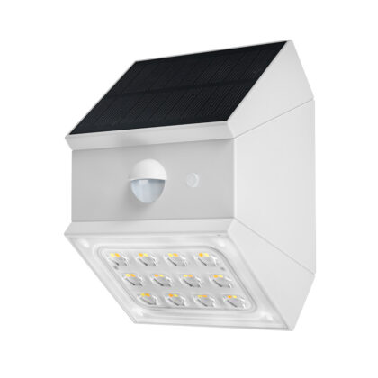 SOLAR DICE LED WALL LIGHT – 2.5W, 300LM, IP65, WHITE – SLT210/25