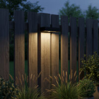Solar Wall Light Black -SLT209/04