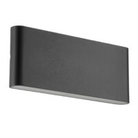 SLIM LED WALL LIGHT, 2X10W 3000-5500K 3CCT, BLACK - GTL360/04