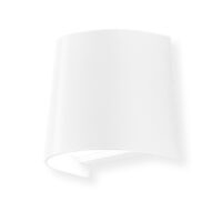 WALL LIGHT ROUND, 1X7W GU10 IP65, WHITE - LGW1101/25