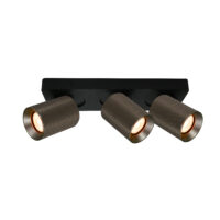 SPOTLIGHT, 3X10W GU10, ALUMINIUM, BLACK/BRONZE - MTI222/07