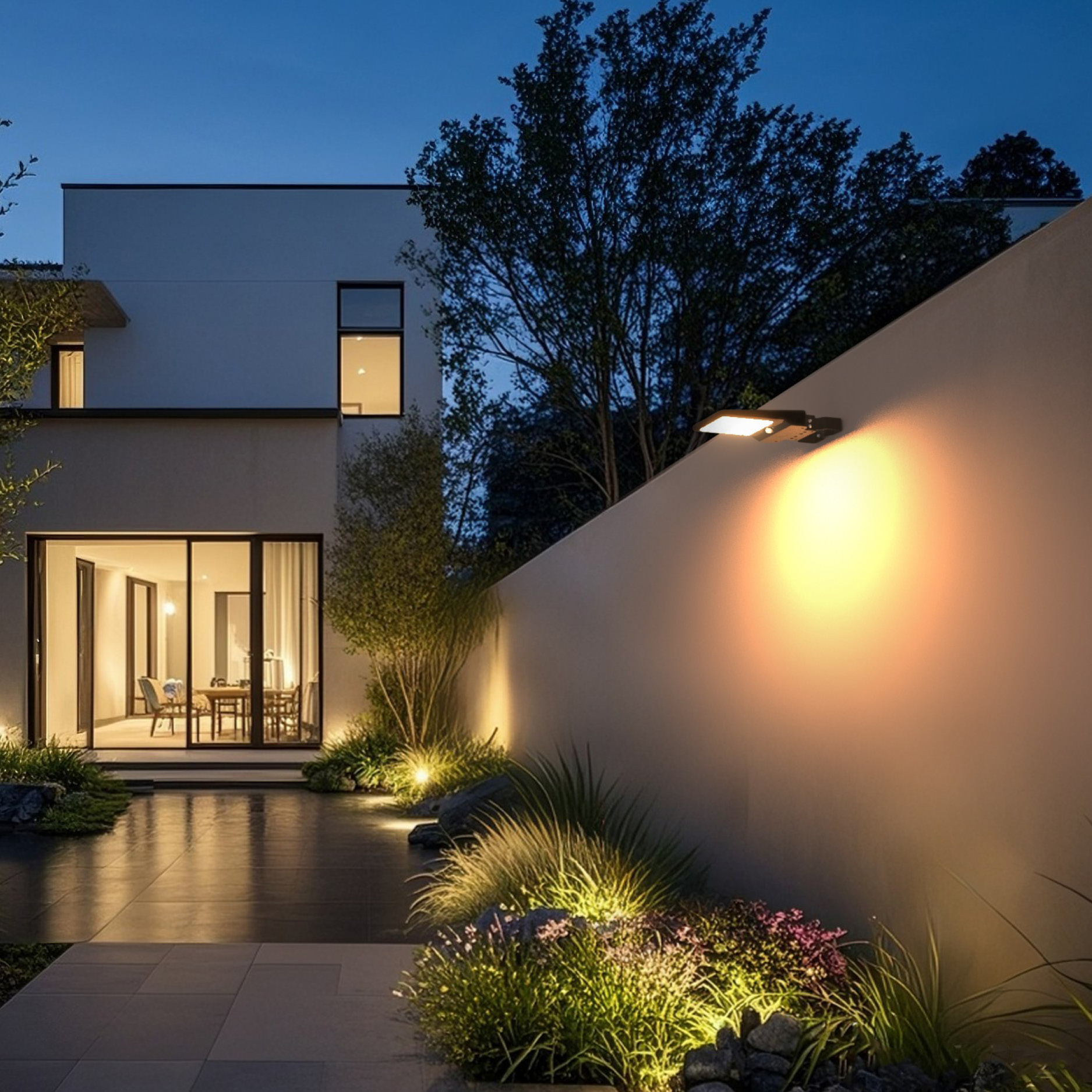 SOLAR LED STREET / WALL LIGHT 40W IP65 6000K - SLT315 - Image 5