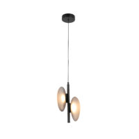 PENDANT FITTING LED 10W 180X150X1500MM MATT BLACK 3CCT - KAV909/04