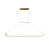 PENDANT FITTING LED 30W 1210X175X1500MM COPPER 3000K - KAV912/10