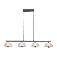 PENDANT FITTING LED 30W 1120X200X1500MM SAND GREY 3CCT DIM - KAV916/14