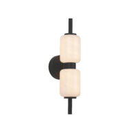 WALL FITTING LED 10W 120X120X370MM SAND BLACK 3CCT - KAV948/04