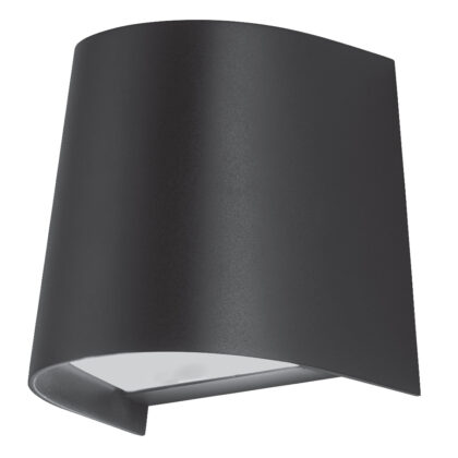 WALL LIGHT ROUND, 1X7W GU10 IP65, BLACK – LGW1101/04