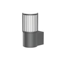 WALL FITTING 1XE27 IP54 PC DIFFUSER GREY - GTL618/14