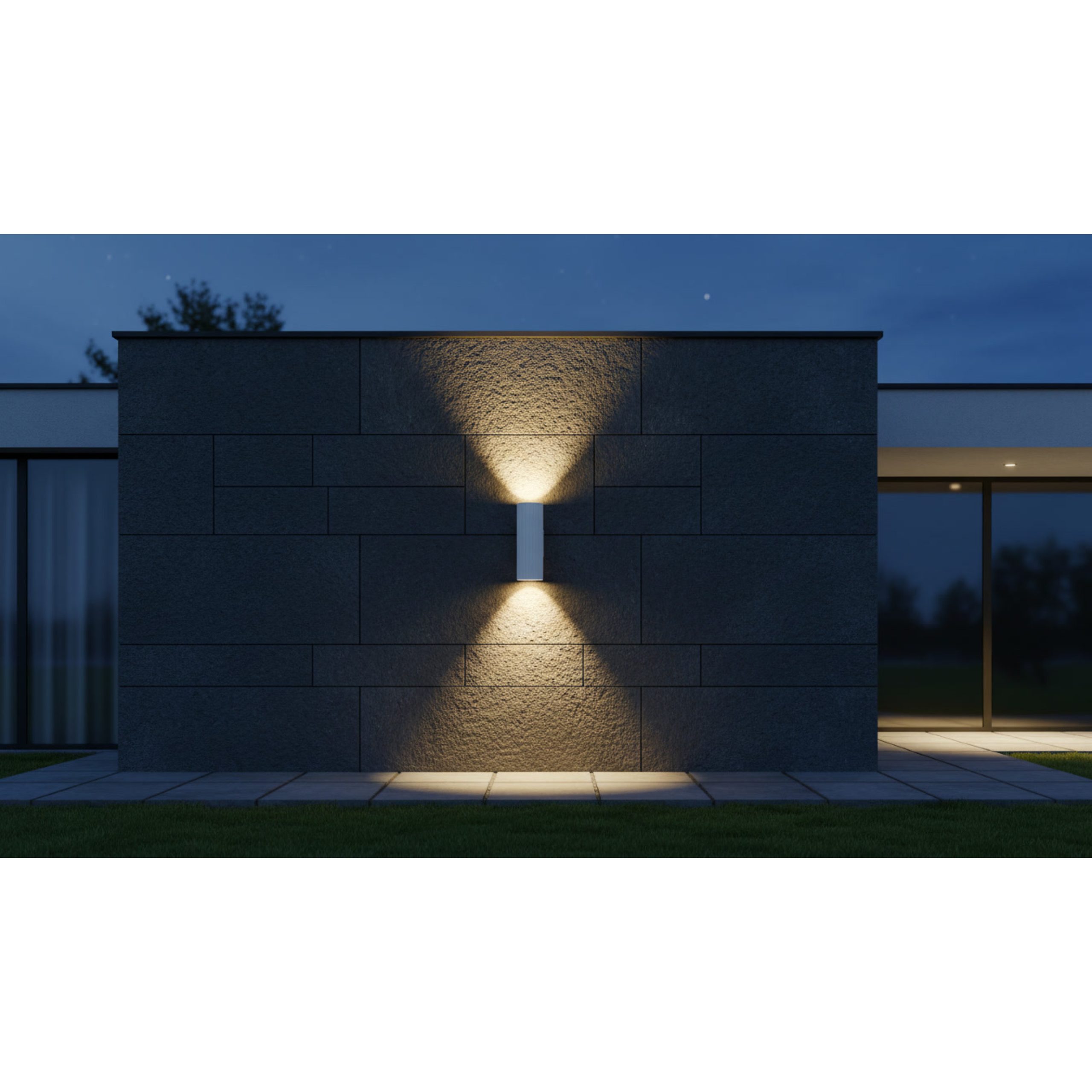WALL FITINTG 2X25W GU10 98X70X200 WHITE - GTL621/25 - Image 2
