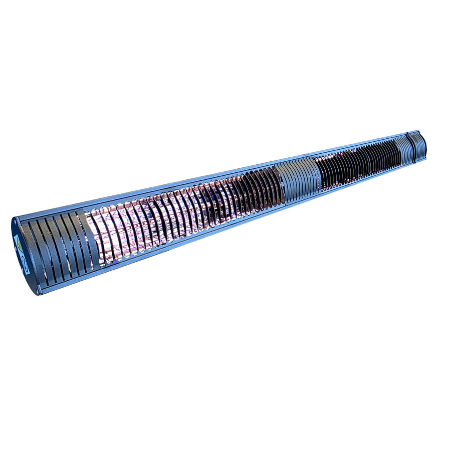 Infrared Wall Heater - 2x1500W Low Glare W/Remote IP65 - TEC011 | Technilamp Thermo Ray