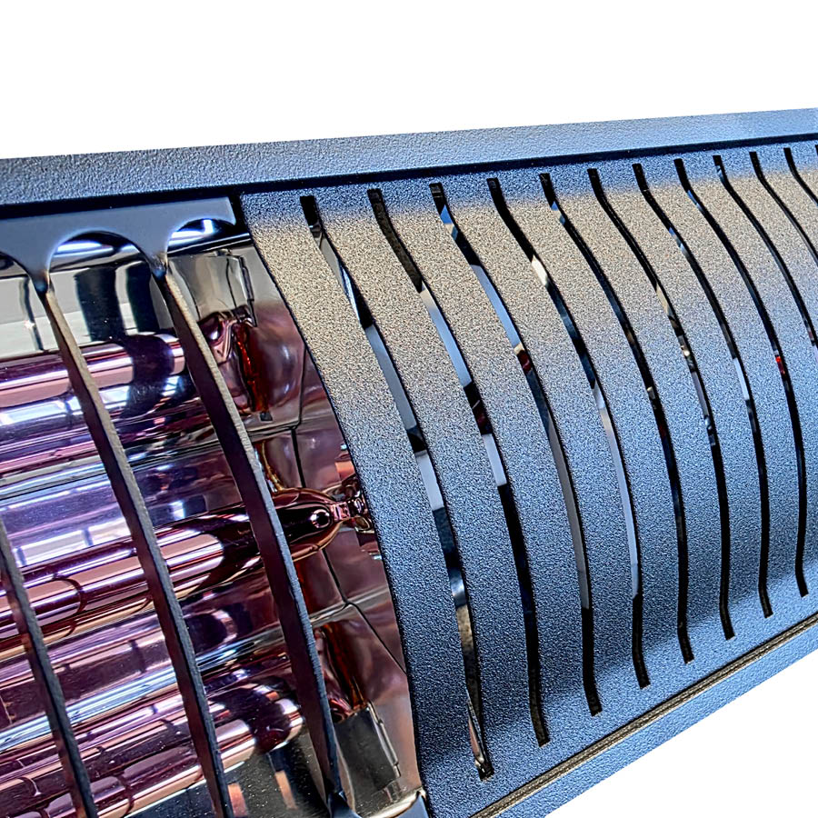 Infrared Wall Heater - 2x1500W Low Glare W/Remote IP65 - TEC011 | Technilamp Thermo Ray