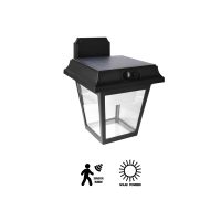 WALL FITTING LED SOLAR 8W 4000K IP44 WITH SENSOR - LGW746/04