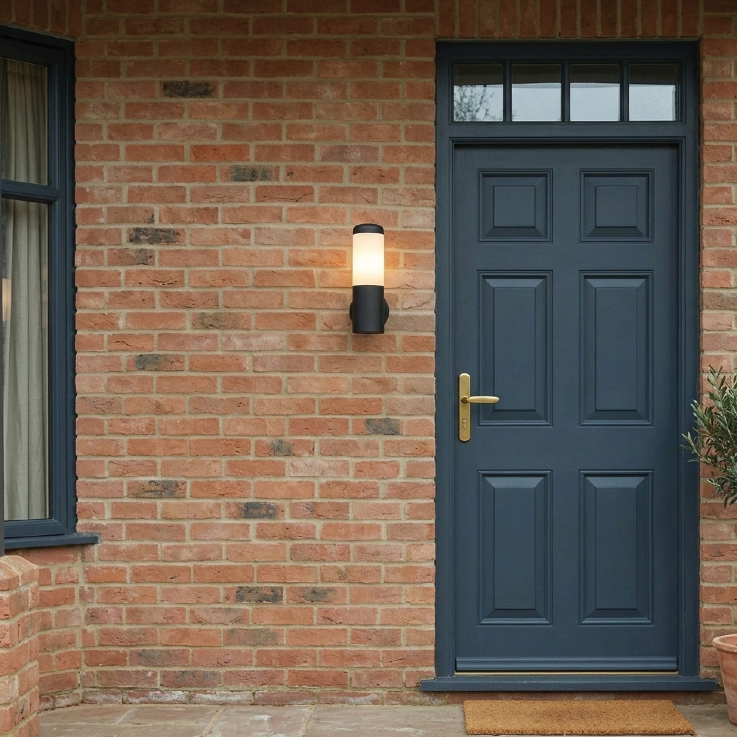WALL FITTING E27 OPAL DIFFUSER IP44 BLACK - LGW296/04 - Image 3
