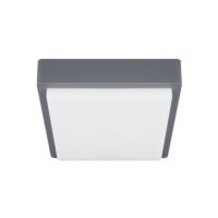 BULKHEAD LED SQUARE 13W 3CCT GREY - LGW6201/14/3CCT