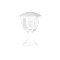 LANTERN PILLAR E27 190X190X358MM IP44 WHITE - LGW407/25